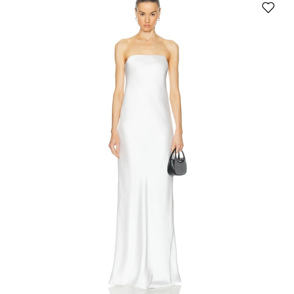 NORMA KAMALI Bias Strapless Gown